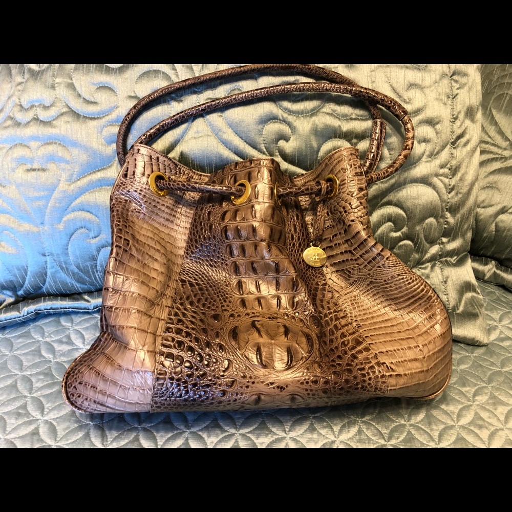 Large Brahmin Bucket Bag
